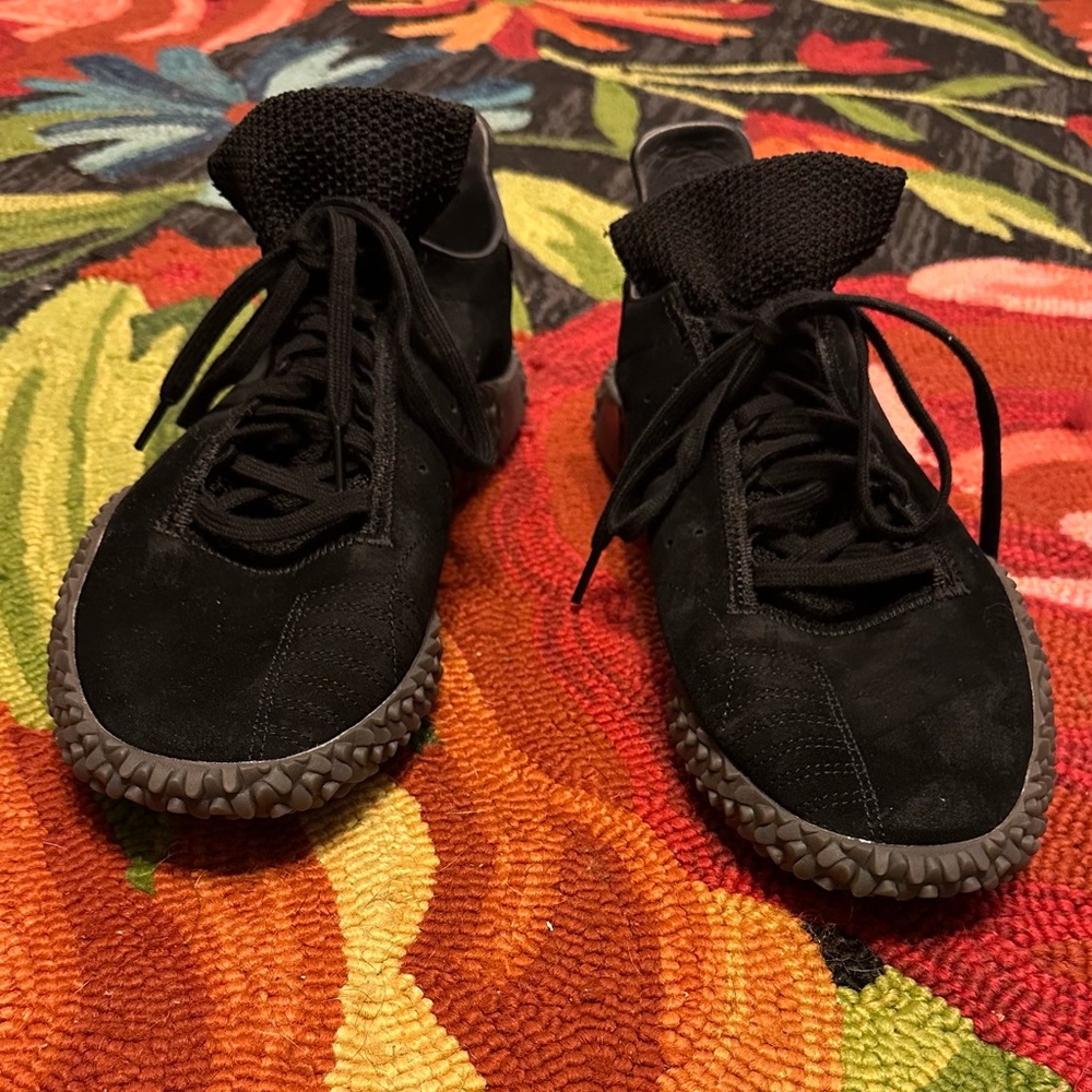 adidas Kamanda “Triple Black” – Men’s 10.5 – Black Suede